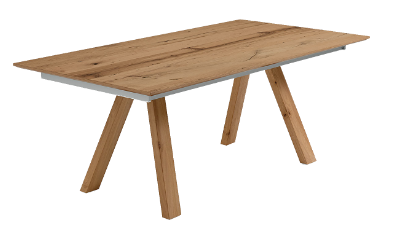 ET159 Klu Veneer Dining Table