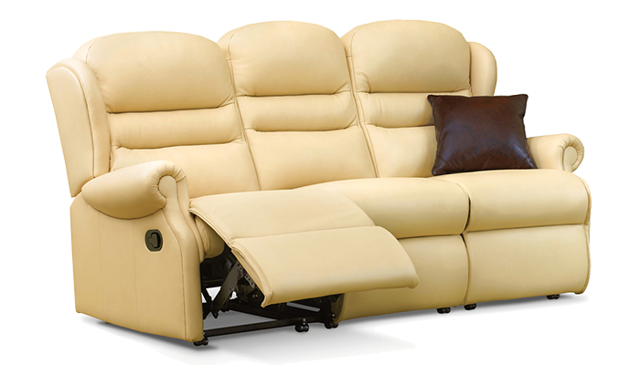 Small 3 Seater Manual Recliner