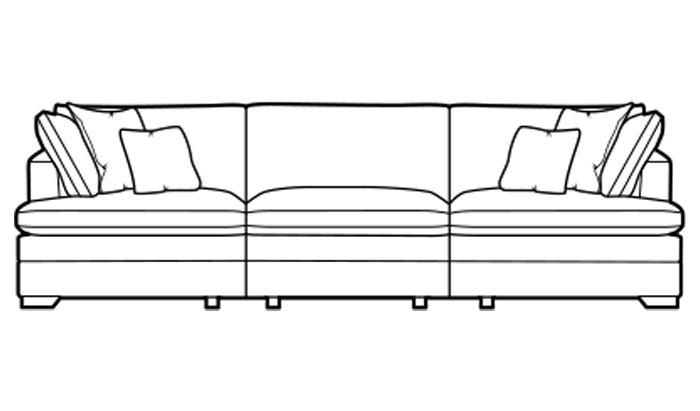 Grand Split Sofa