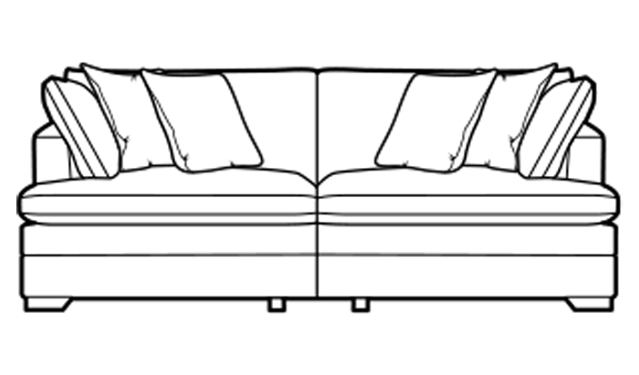 Medium Split Sofa