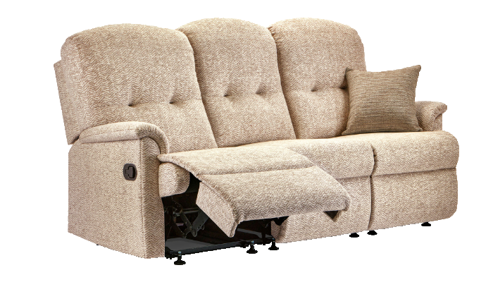 Small 3 Seater Manual Recliner