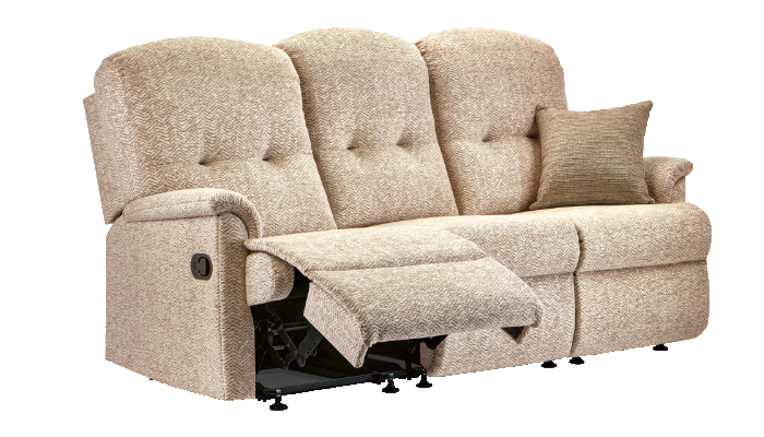 Small 3 Seater Powered Recliner