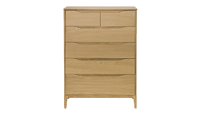 6 Drawer Tall Wide Chest